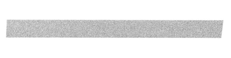 Silver glitter tape strip isolated on white background photo