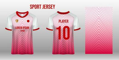 sport jersey design fabric textile template vector