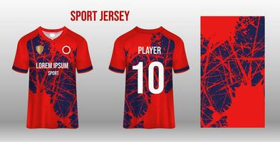 sport jersey design fabric textile template vector