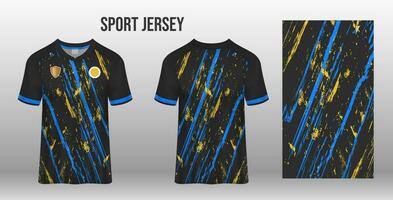 deporte jersey diseño tela textil modelo vector