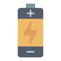 battery icon with green light on white background vector