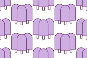 ice cream cones seamless pattern vector