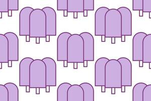 ice cream cones seamless pattern vector