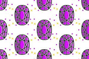 a pattern with pink diamonds on it vector