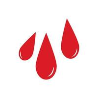 Dripping blood icon. Bloodshed. Vector. vector