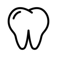 Simple tooth icon. Dental icon. Vector. vector
