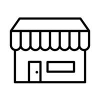 Simple store icon. Cafe or convenience store. Vector. vector