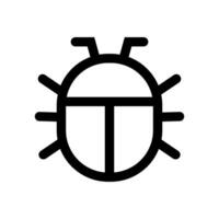 Computer bug icon. Insect. Vector. vector