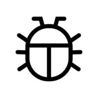 Computer bug icon. Insect. Vector. vector