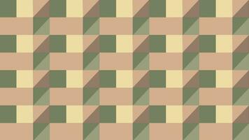 Colorful seamless pattern with abstract various geometrical shapes background video