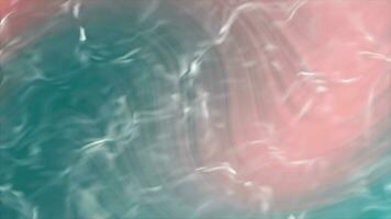 peach color and Turquoise gradient blurry gradient waves abstract motion background video