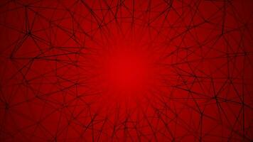 Abstract connection of digital lines and dots technology background, Digital network connection of lines and dots video