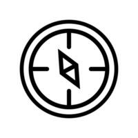 Simple compass icon. Navigation item for direction. Vector. vector