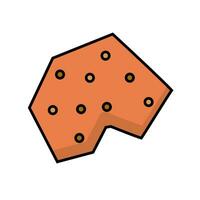 Simple bauxite icon. Natural resources. Vector. vector