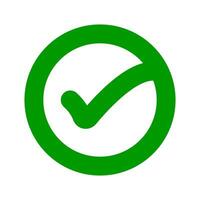 Round check box icon. completion. Vector. vector