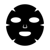 Facial mask silhouette icon. Face mask. Vector. vector