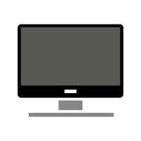 computadora monitor icono vector