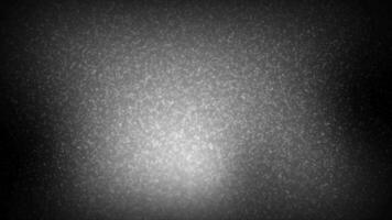 Black and White color glowing technology particle moving over dark background, futuristic particles background video