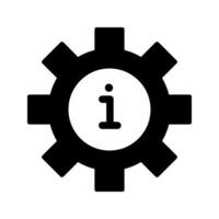 information settings icon vector