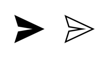 Submit button icon set. Send button and paper airplane. Vector. vector