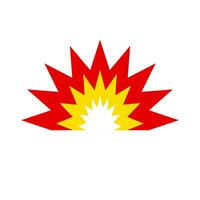 Explosion icon. Effect of blast. Vector. vector