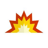 Bombing icon. Explosion effect icon. Vector. vector