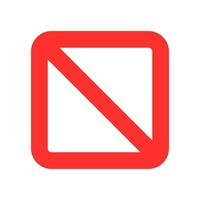 Stop icon. Prohibition sign. Restriction. Vector. vector