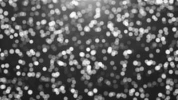 Beautiful White and Black glitter particles falling and flickering particles over White and Black background, simple particles background video