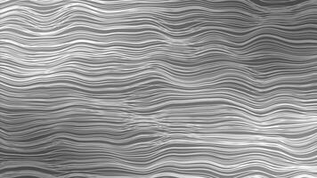 Abstract white color horizontal moving wavy lines background, horizontal stripes minimal background video