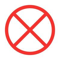 Prohibited icon. Rule and restriction icon. Vector. vector