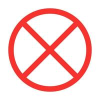 Prohibited icon. Rule and restriction icon. Vector. vector