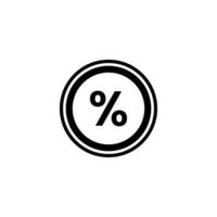 Circle Percentage Vector Icon. Editable and Suitable for your Designs