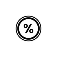 Circle Percentage Vector Icon. Editable and Suitable for your Designs