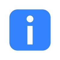 Flat design information box icon. Vector. vector