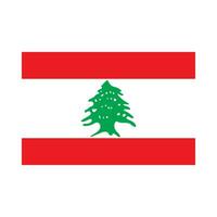 Lebanon Flag. Lebanese flag. Vector. vector