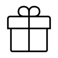 Present box icon. Gift box. Vector. vector