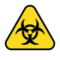 Triangular biohazard symbol. Biological Hazard. Vector. vector