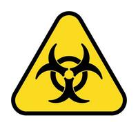 Triangular biohazard symbol. Biological Hazard. Vector. vector