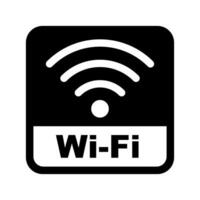 Wi-Fi sign. Wi-Fi connection spot. Vector. vector