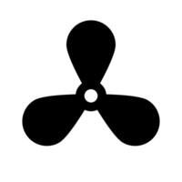 Propeller icon. Ventilation fan device icon. Vector. vector