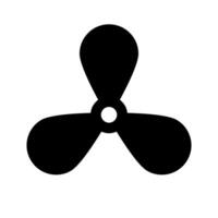 Propeller icon. Ventilation fan device icon. Vector. vector