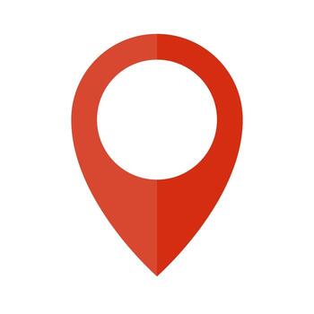 mapa alfiler icono. mapa puntero. vector. vector
