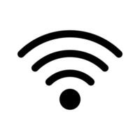 Simple wifi connection signal icon. Vector. vector