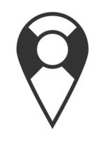 Location icons simple vector form.