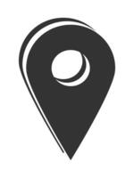 Location icons simple vector form.