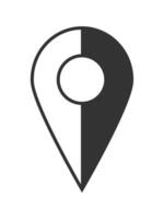 Location icons simple vector form.