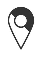 Location icons simple vector form.