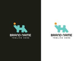 letter logo design vector