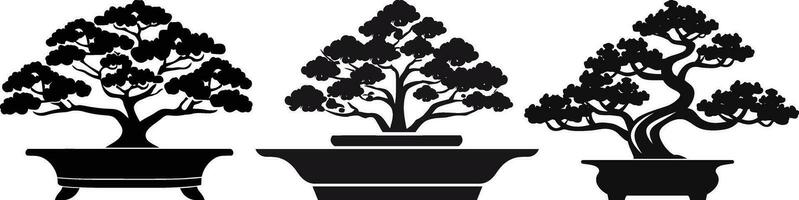 Tiny Trees, Grand Serenity  Bonsai Vector Delight