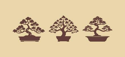 susurros de tranquilidad bonsai vector Arte